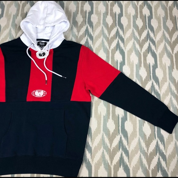 Wu Tang Wear Men Chamber Color Blocked Rare Hoodie - Picture 4 of 8